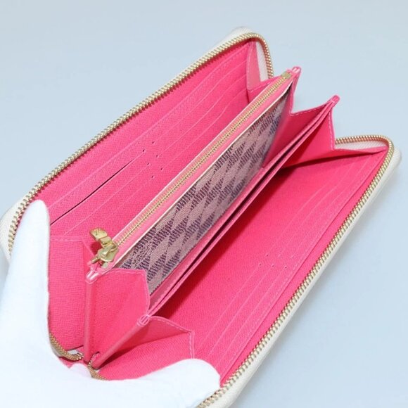 LOUIS VUITTON Damier Azur Vivienne Zippy Wallet Long Wallet N40507 Auth 126659 - Picture 11 of 15